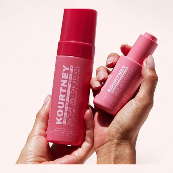 KOURTNEY by Kourtney Kellar Self Tan Mousse & Drops Bundle NWT Hydrating Glow - Picture 5 of 6
